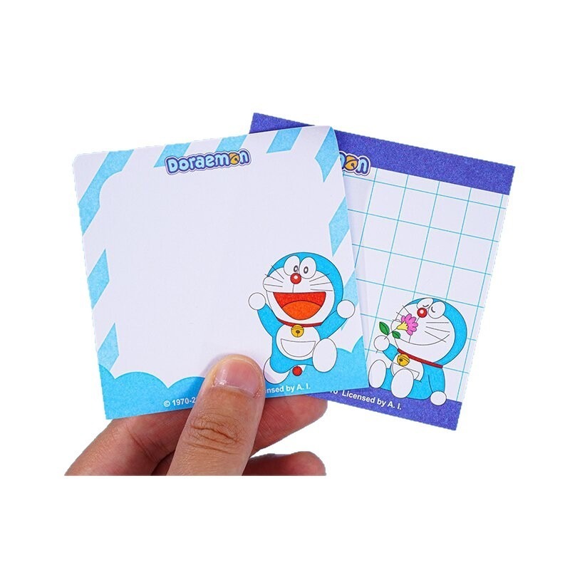 Memo Pad Sticky - 4 Blocos de Notas Adesivas Doraemon,