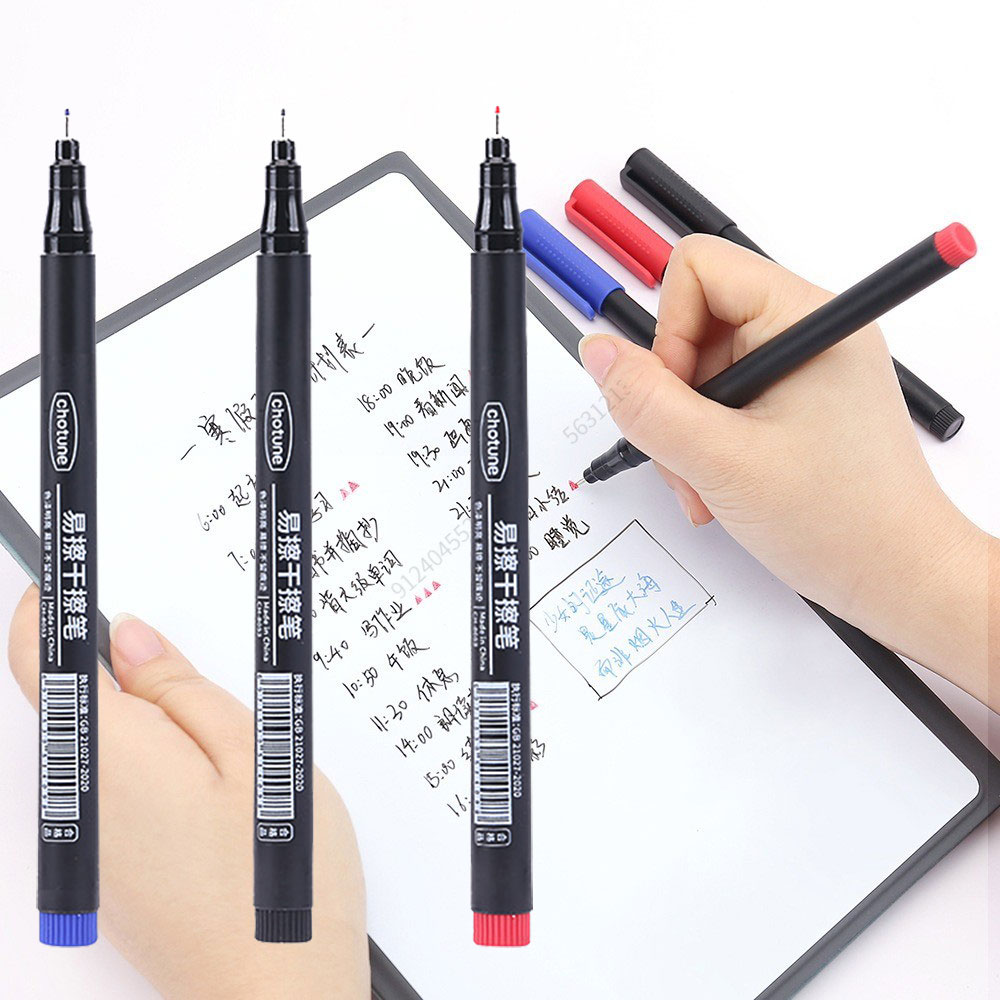 Whiteboard Marker Set - 1/3 pçs 0.5mm seco apagar arte