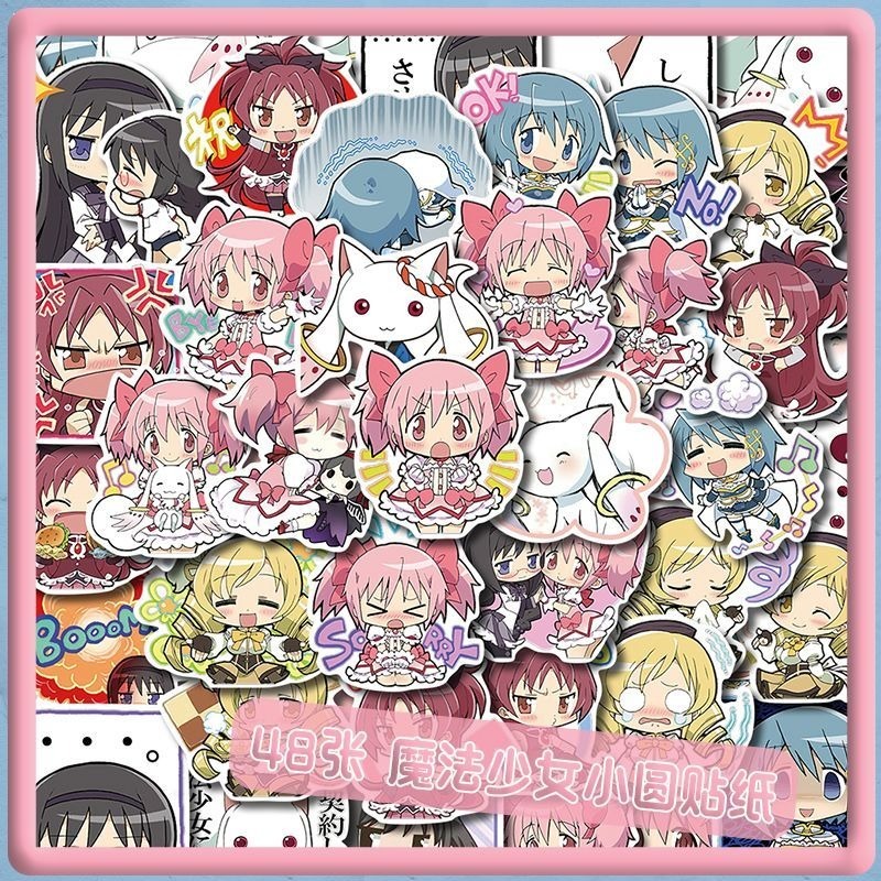 Memo Pad Sticky - 48 Adesivos de Desenho Animado Puella