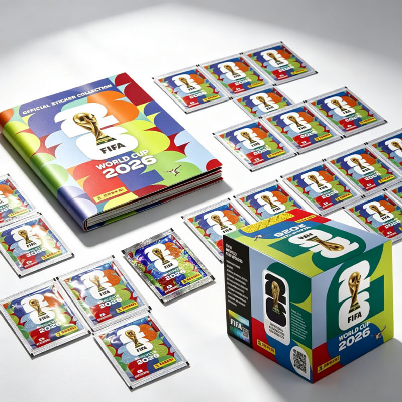 Cardstock Paper Pack - Pacote de Adesivos Colecionáveis de Futebol