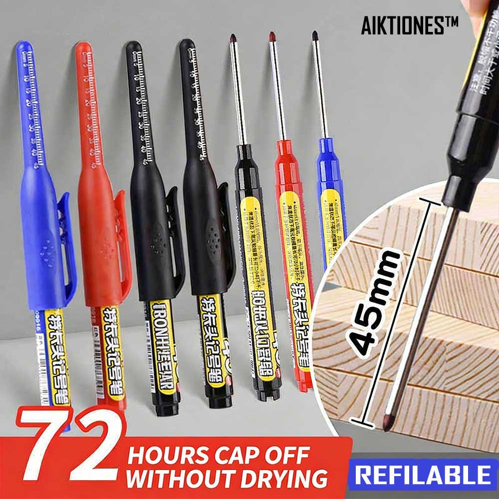 Whiteboard Marker Set - Marcador de ponta longa para furos