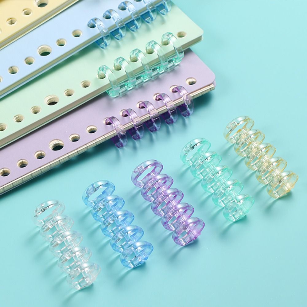 Binding Comb Plastic - 10 Peças de Espirais de Encadernação,