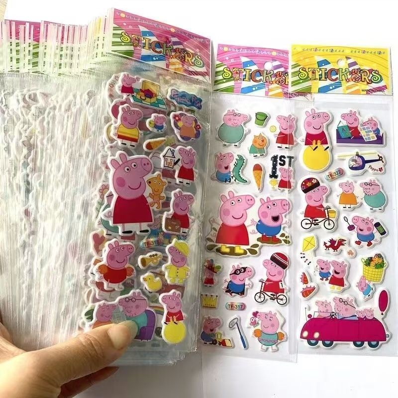 Memo Pad Sticky - Adesivo de desenho animado Peppa Pig