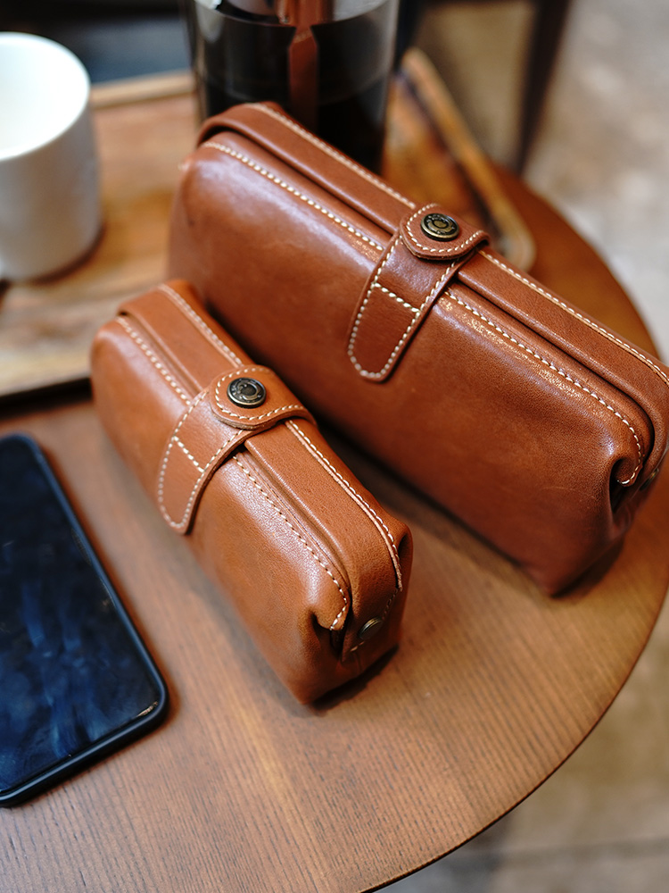 Tan Stationery & Office Supply - Bolsa de embreagem retrô simples de