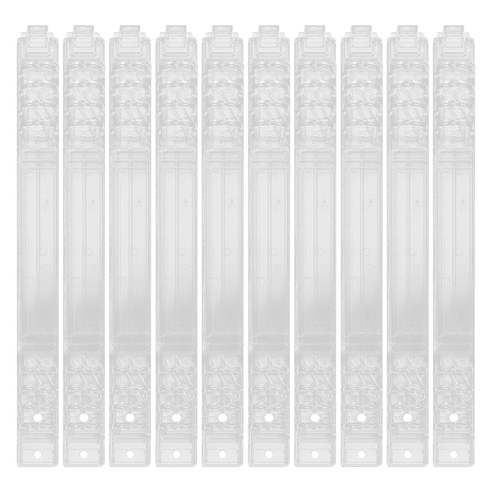 Binding Comb Plastic - 10 Peças de Argolas de Encadernação