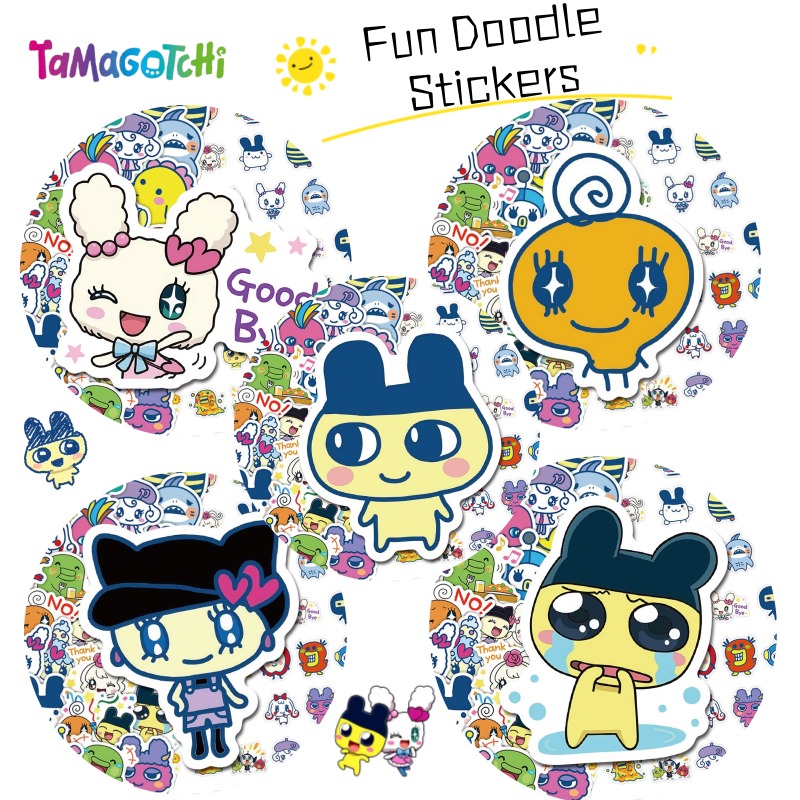 Memo Pad Sticky - Novo Adesivo Criativo Bandai Tamagotchi Mametchi