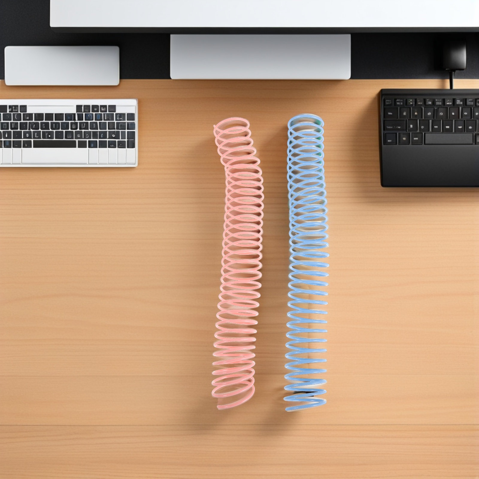 Binding Comb Plastic - 8 Peças de Espirais Plásticas Coloridas