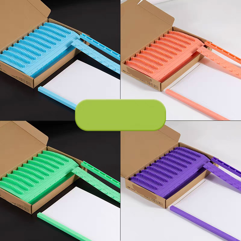 50 Peças de Tiras de Encaderna - Binding Comb Plastic avaliação e preço