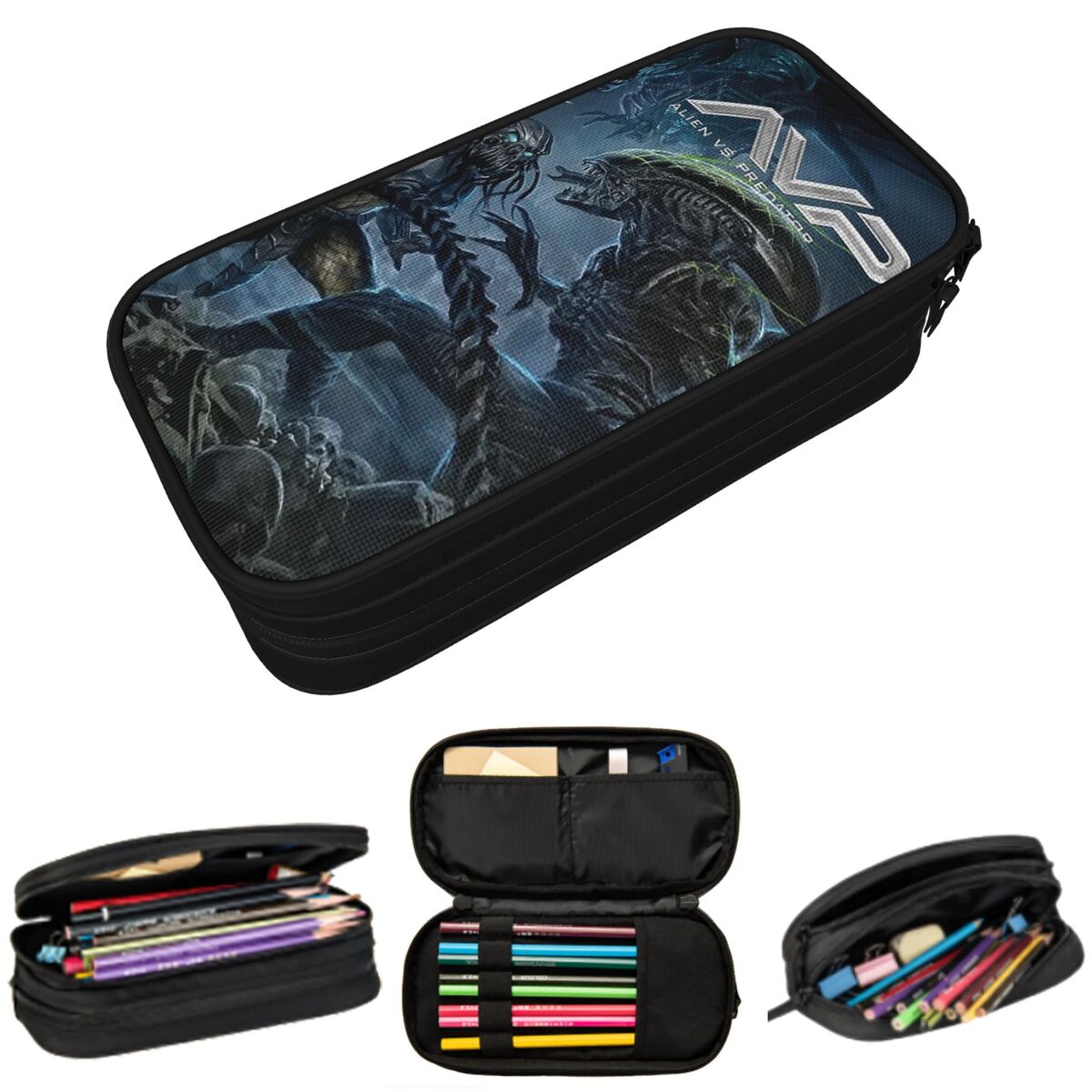 Estojo de lápis Alien Vs Preda - Office Supply Vs Stationery avaliação e preço