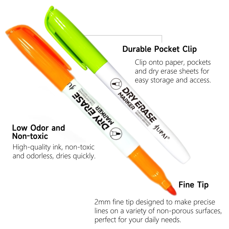 Conjunto de Marcadores para Qu - Whiteboard Marker Set avaliação e preço