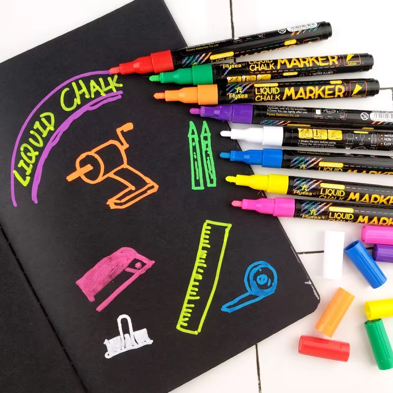 8 pçs marcadores de giz líquid - Whiteboard Marker Set avaliação e preço
