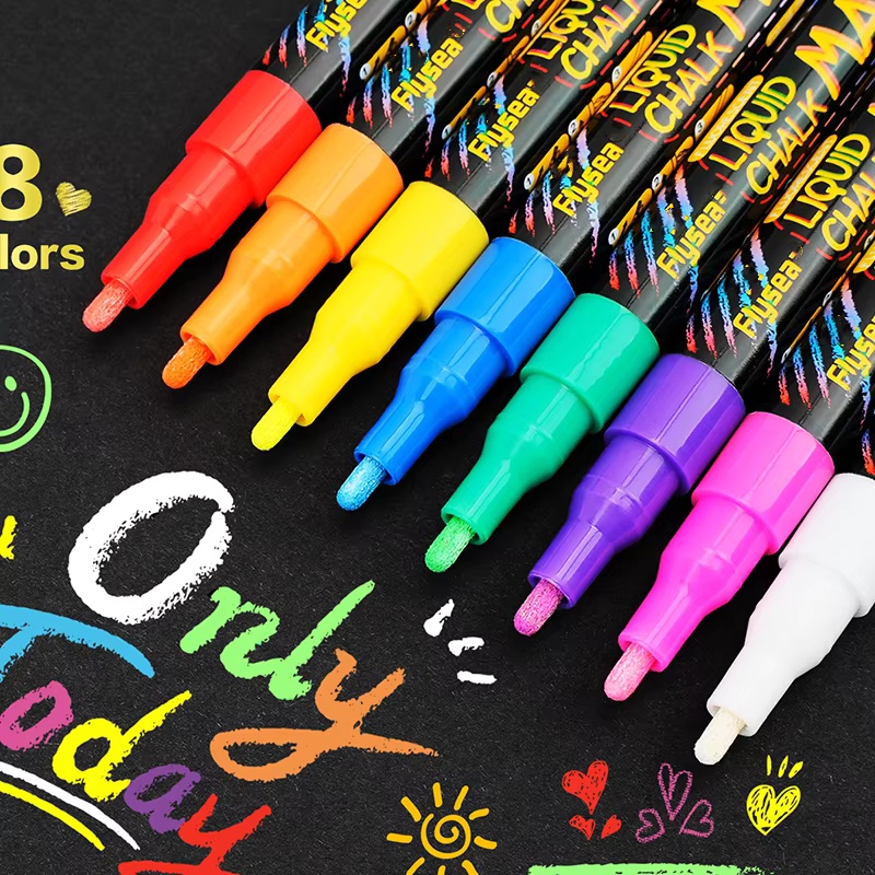 8 pçs marcadores de giz líquid - Whiteboard Marker Set avaliação e preço