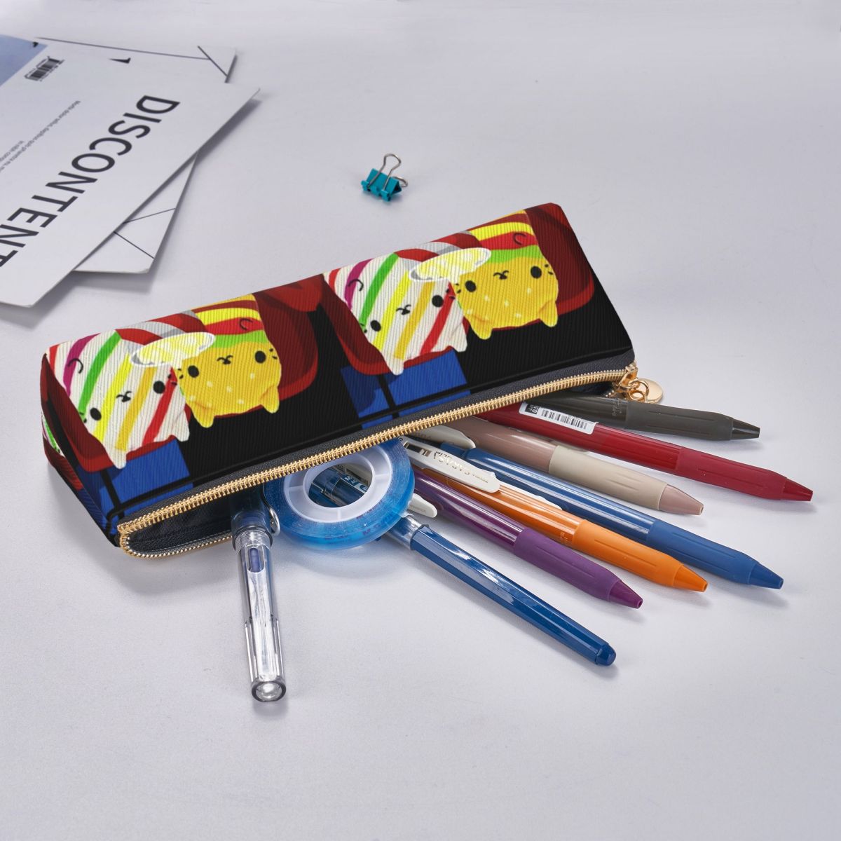 Estojo de lápis Cats Vs Pickle - Office Supply Vs Stationery avaliação e preço