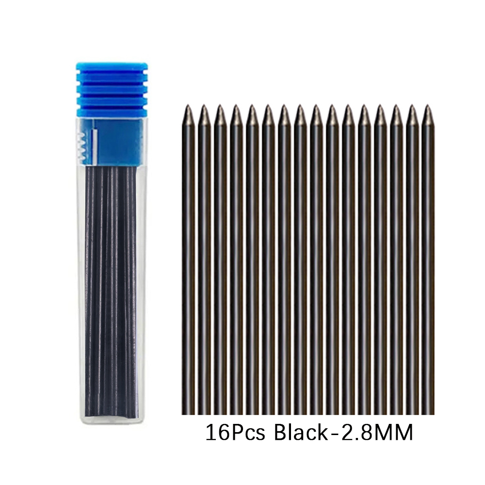 16 pçs/caixa 2.8mm 2b sólido c - Mechanical Pencil Lead avaliação e preço