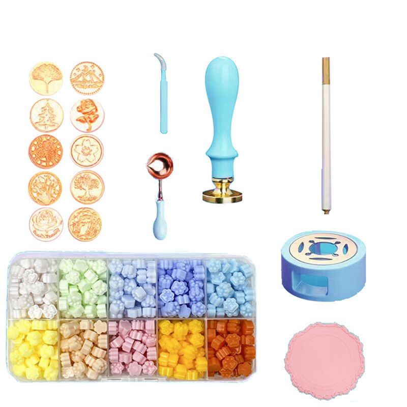 Kit de Selos de Cera DT38 17 P - Wax Seal Stamp Kit avaliação e preço