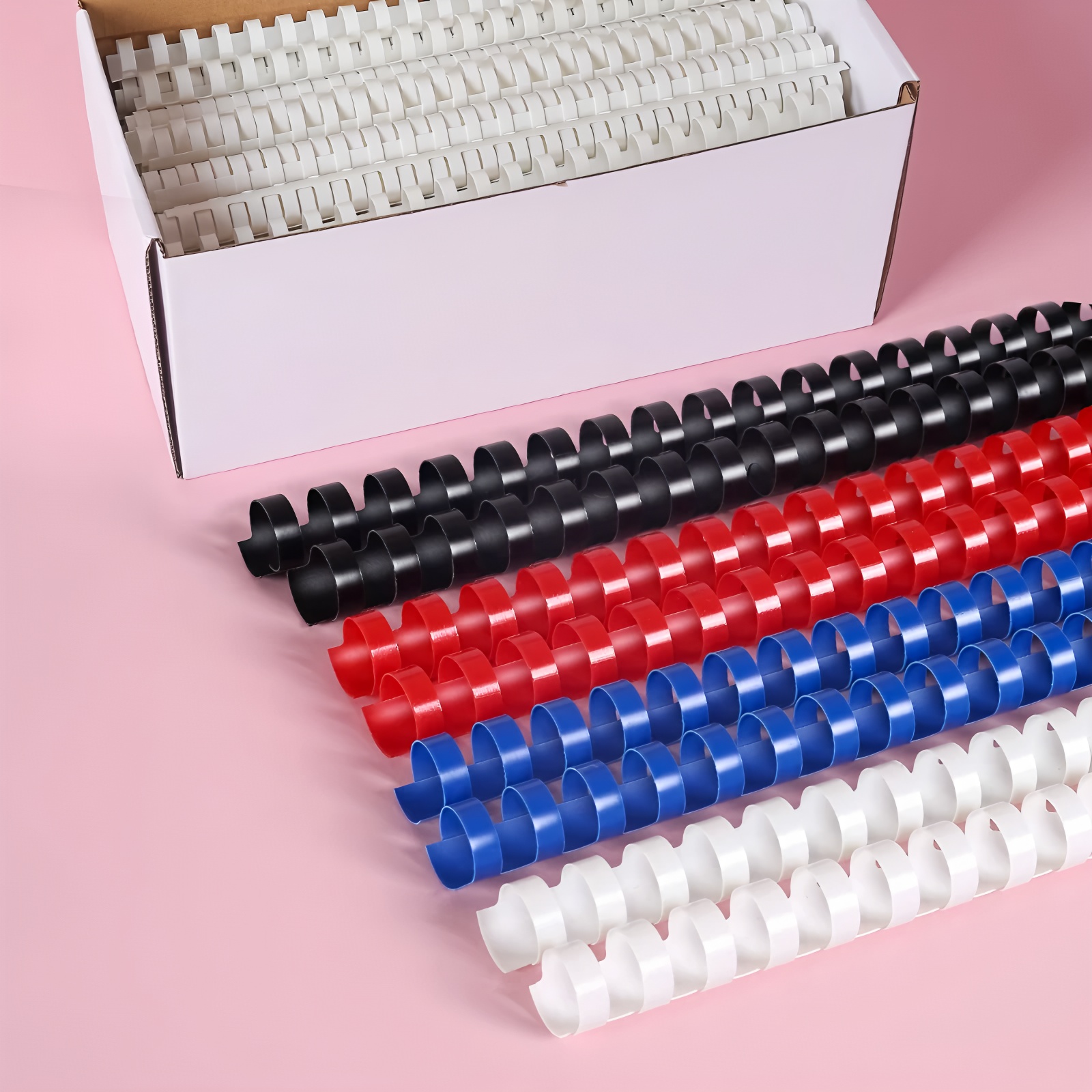 50/100 Peças Caixa Completa Re - Binding Comb Plastic avaliação e preço