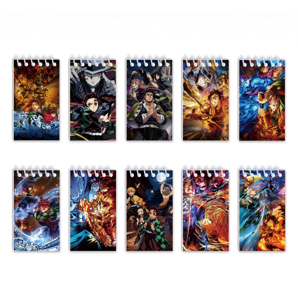10 Blocos de Notas Demon Slaye - Office Stationery And Supply avaliação e preço