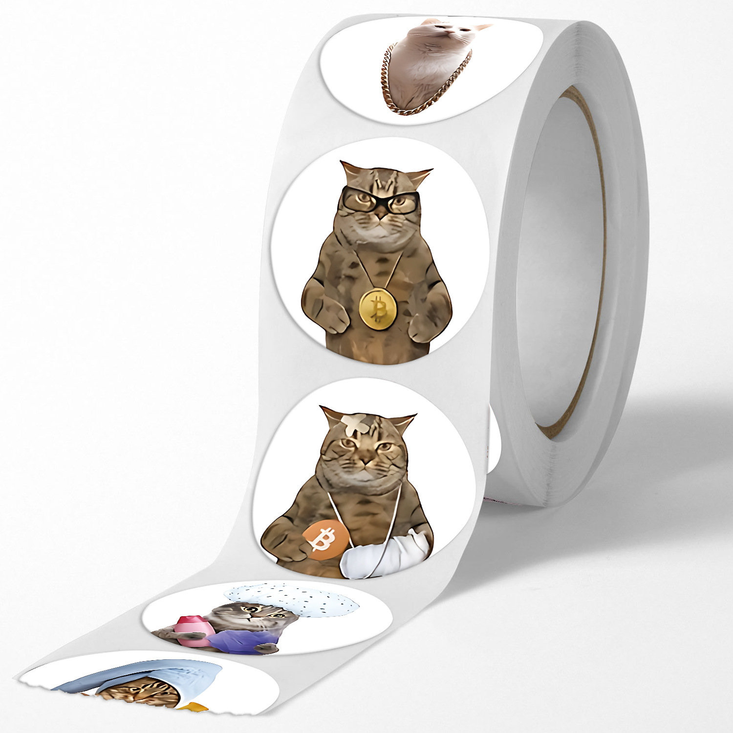 100-500 pçs engraçado gato gra - Memo Pad Sticky avaliação e preço