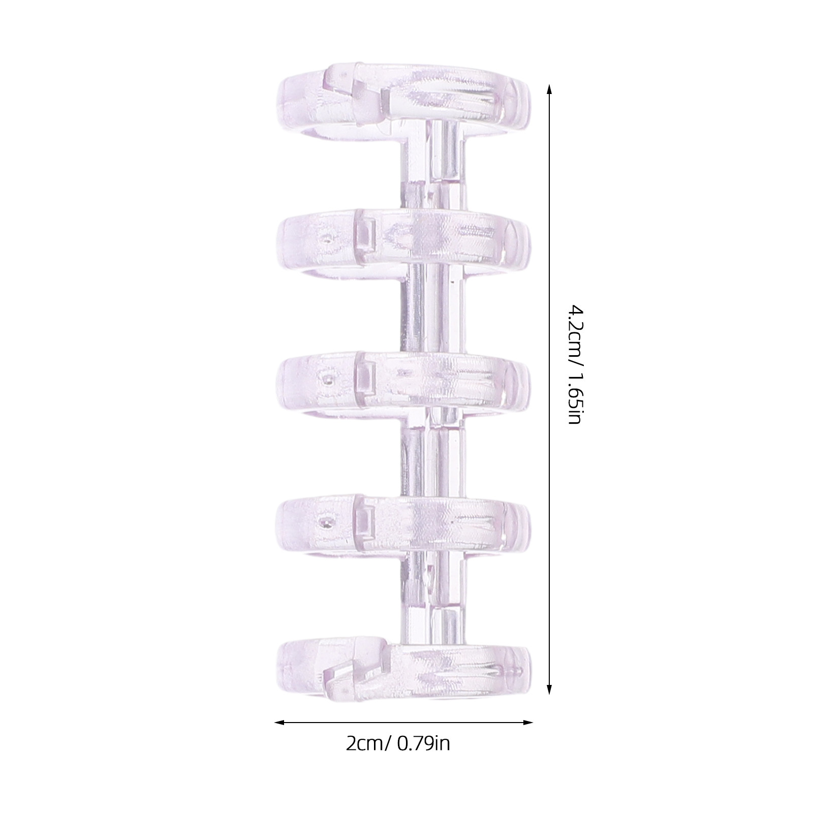 100 Peças de Anéis Plásticos T - Binding Comb Plastic avaliação e preço