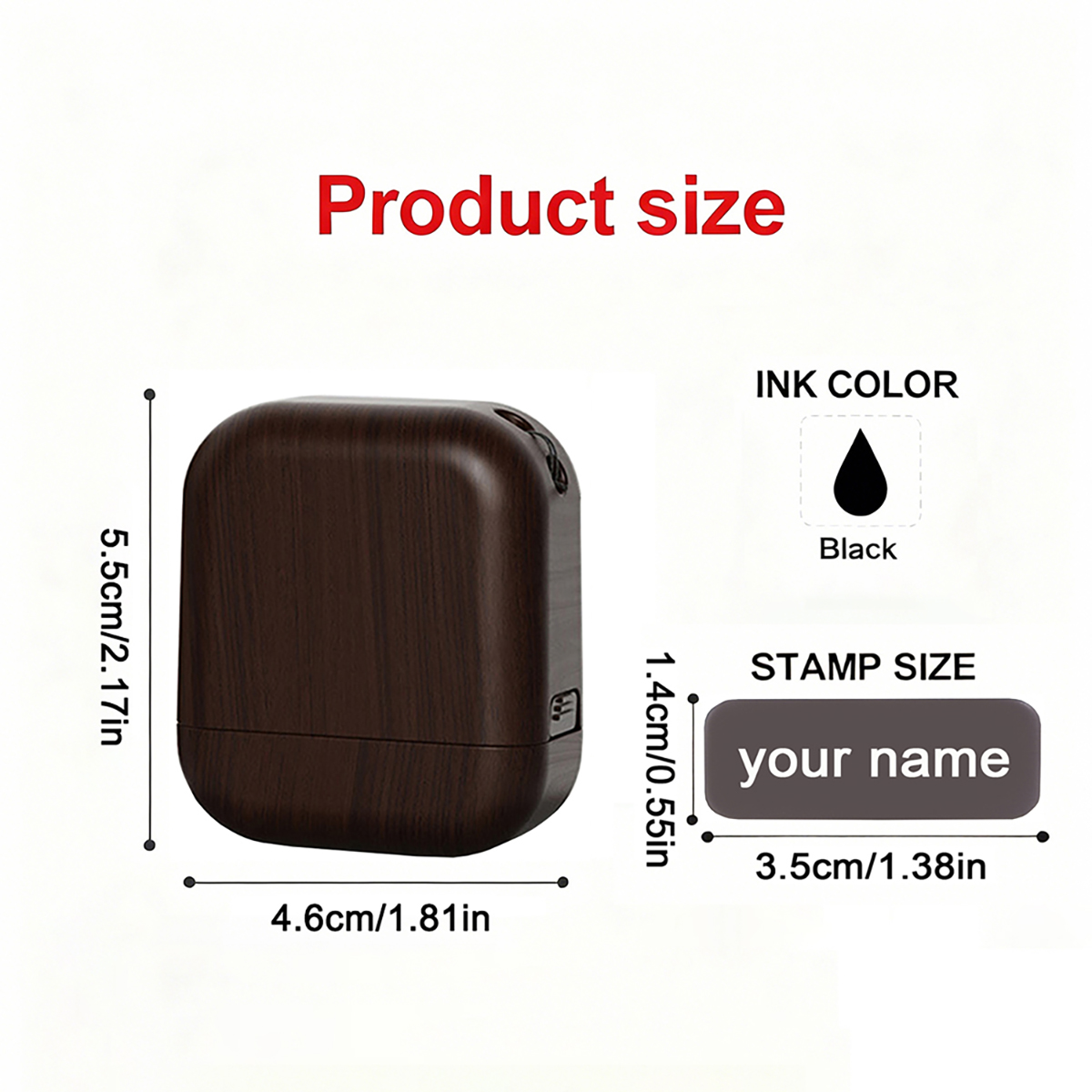 Carimbo personalizado de plást - Self Inking Stamp avaliação e preço