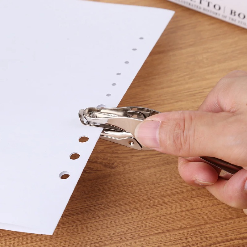 Perfurador de Papel Portátil d - Paper Punch 3 Hole avaliação e preço