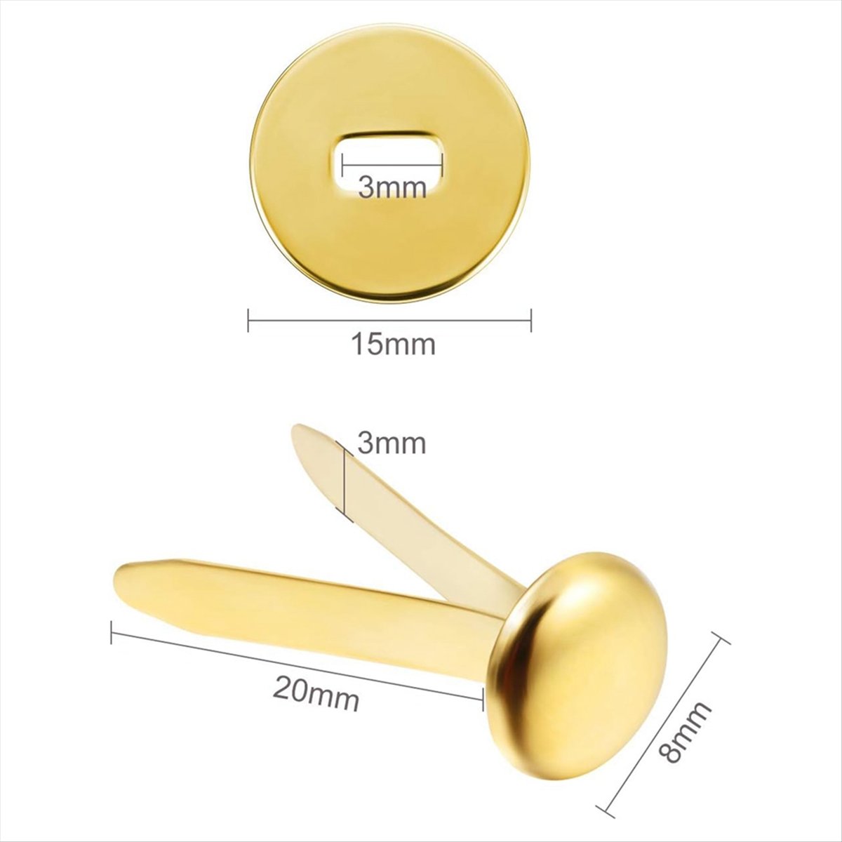 A78I 300 Peças de Fixadores de - Paper Punch 3 Hole avaliação e preço