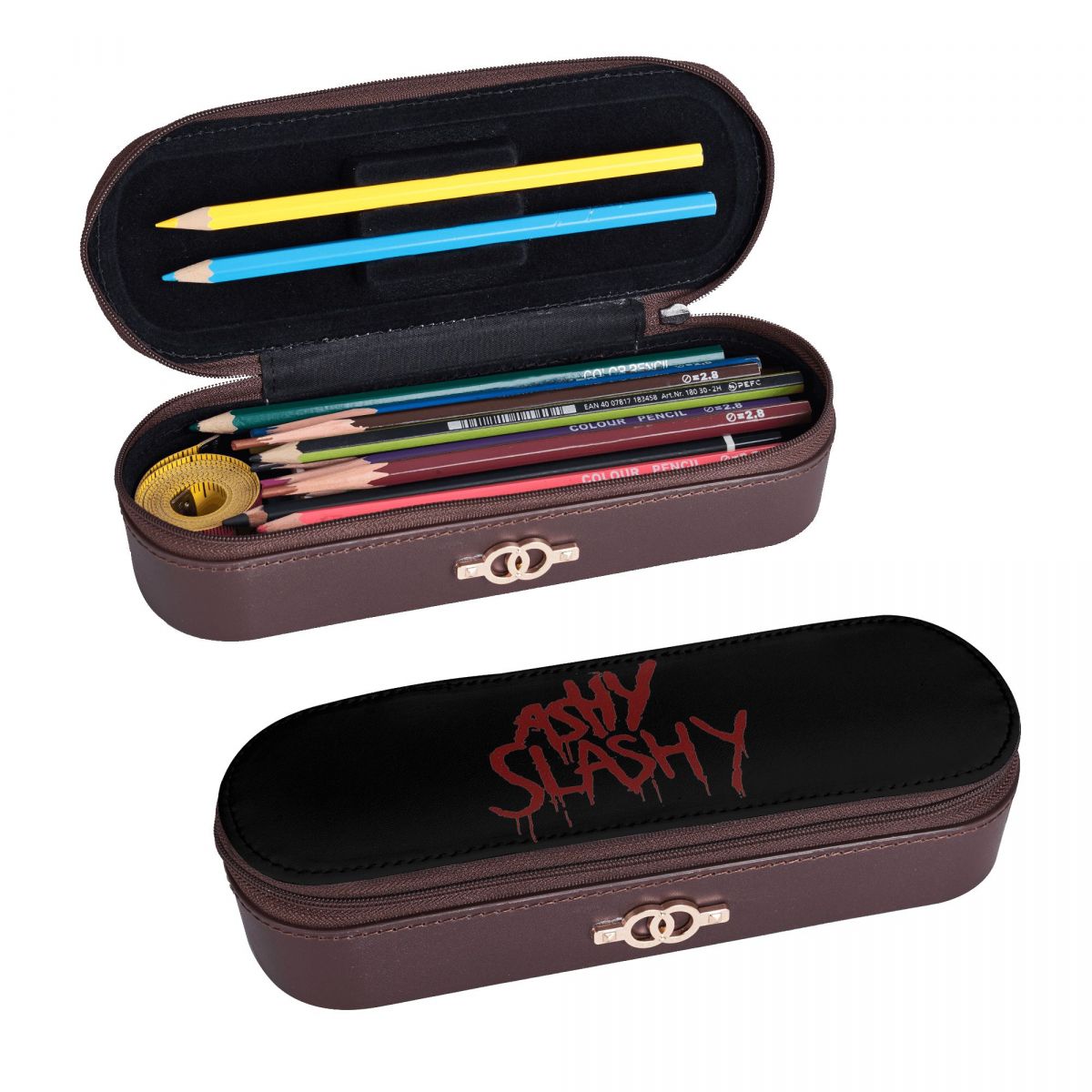 Estojo de Couro Ash Vs The Evi - Office Supply Vs Stationery avaliação e preço
