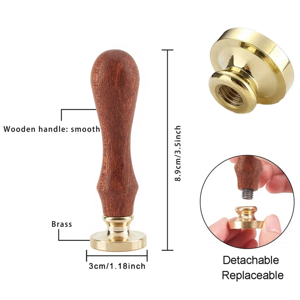 Lua Fase Cera Selo Carimbo com - Wax Seal Stamp Kit avaliação e preço