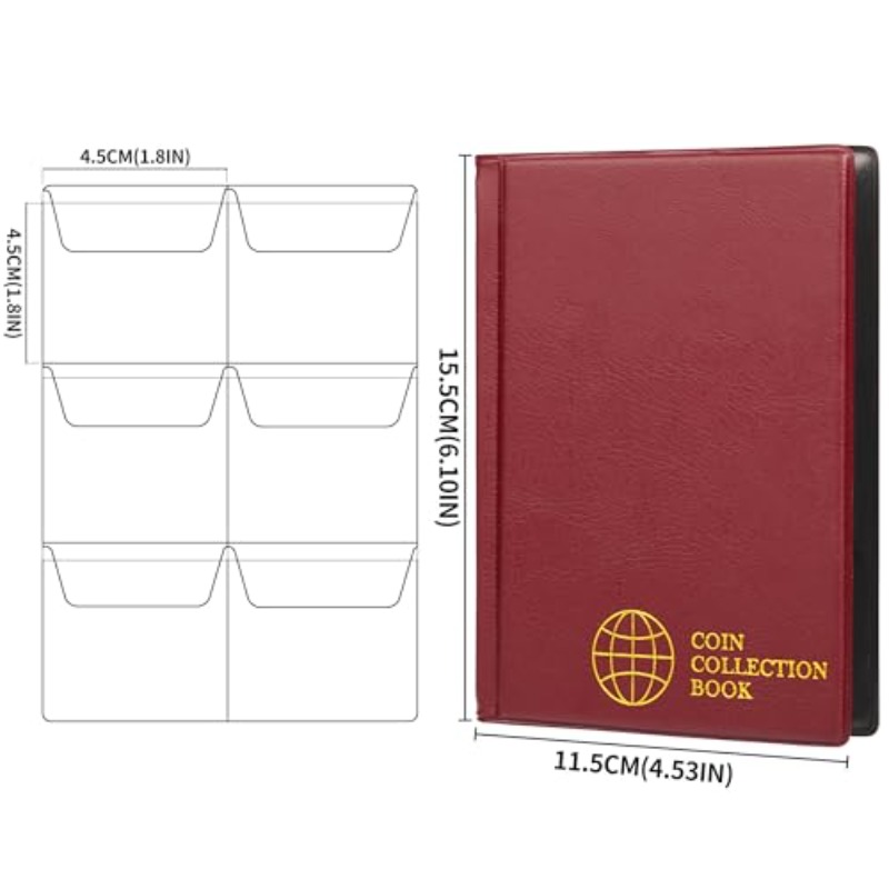 60 bolso coleção de moedas álb - Binding Comb Plastic avaliação e preço