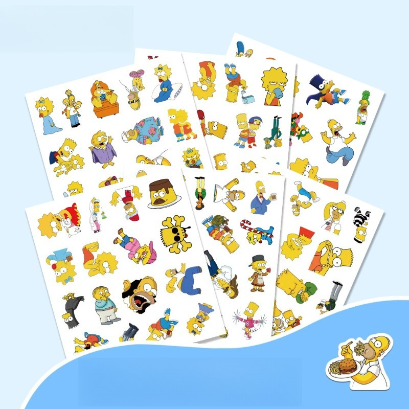 The Simpsons Homer Marge Bart  - Memo Pad Sticky avaliação e preço