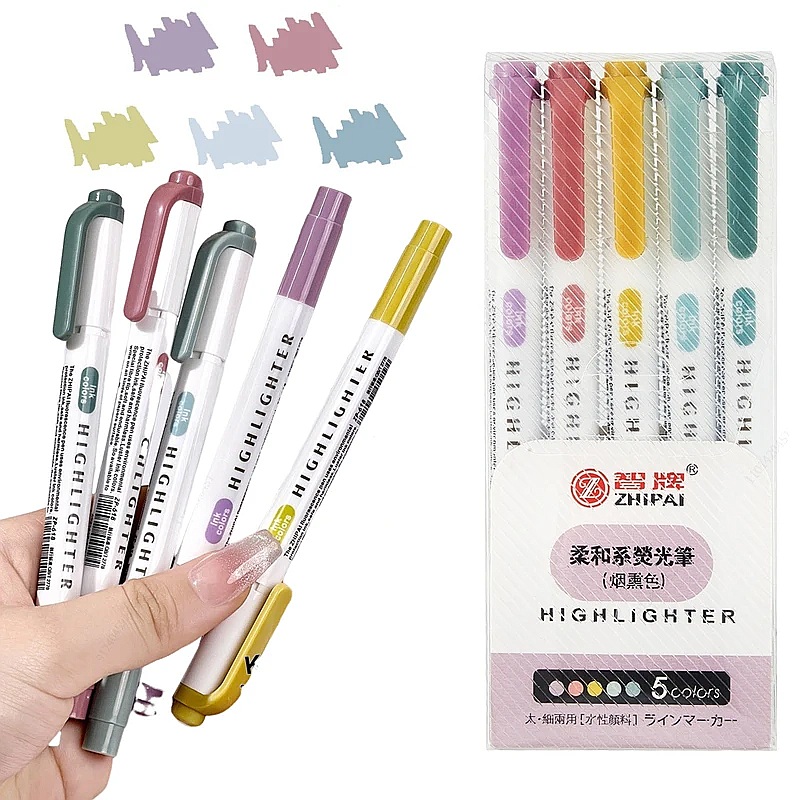 Conjunto de 6 marcadores paste - Highlighter Set Pastel avaliação e preço