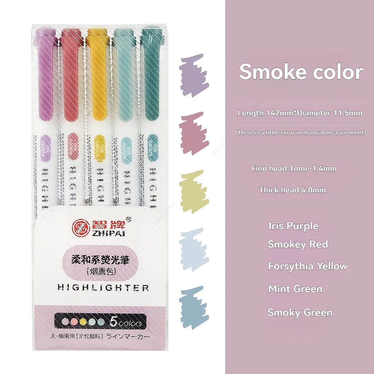 Conjunto de 6 marcadores paste - Highlighter Set Pastel avaliação e preço