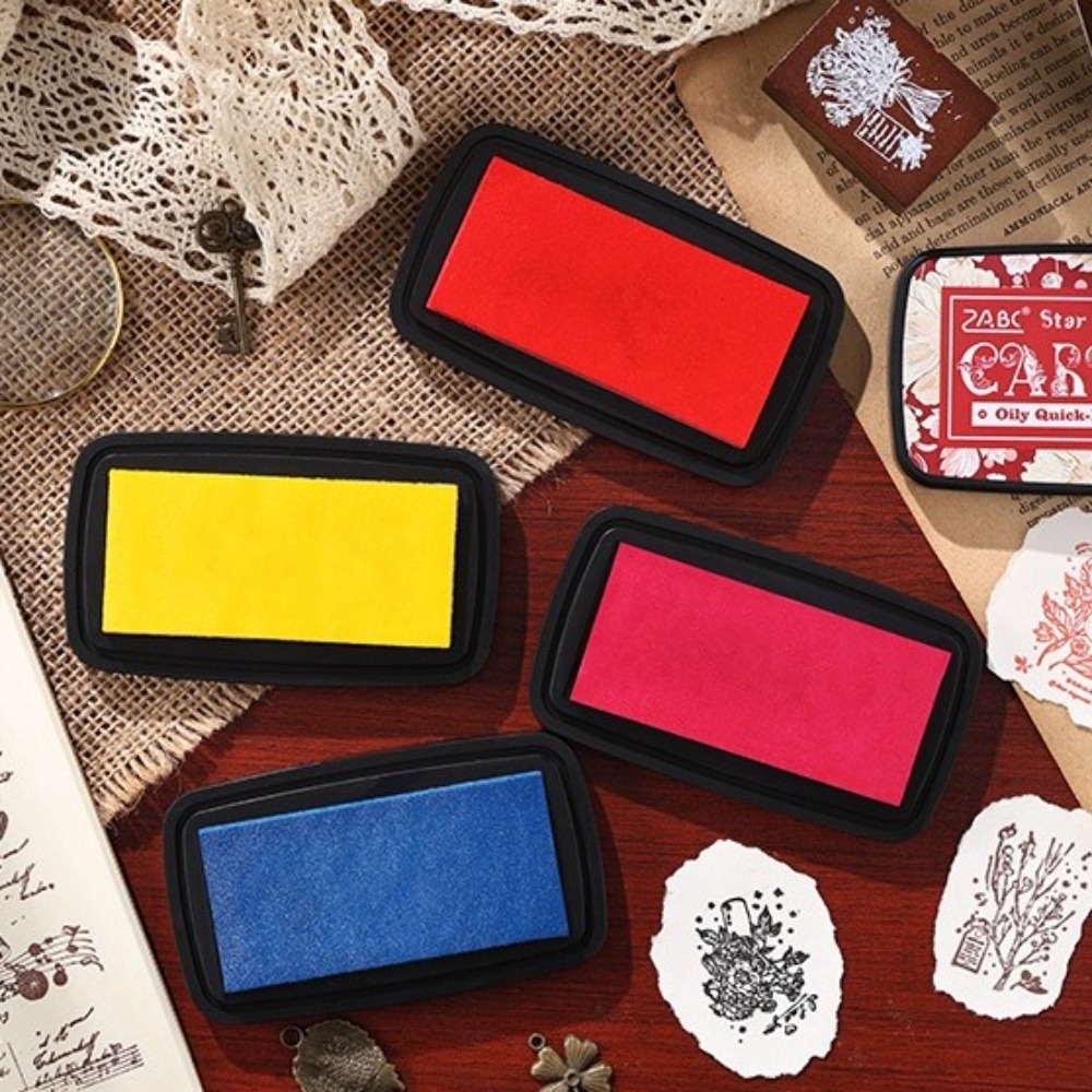 Novo bloco de tinta colorido f - Self Inking Stamp avaliação e preço
