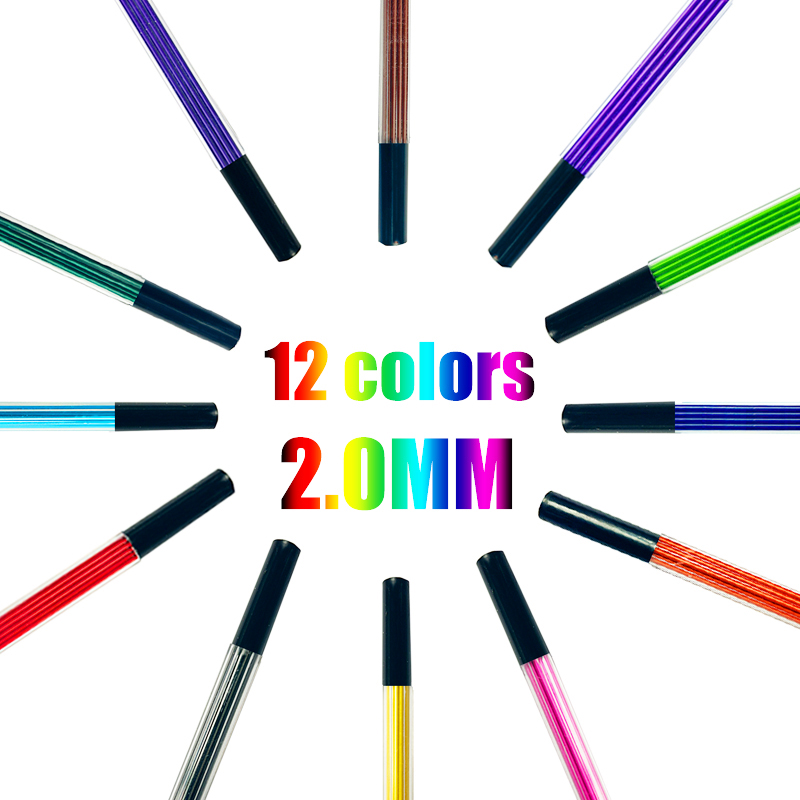 12 cores 2.0mm hb chumbo subst - Mechanical Pencil Lead avaliação e preço