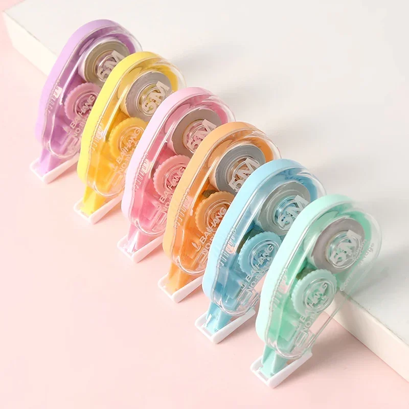 6 peças/set branco para fora f - Correction Tape Roller avaliação e preço